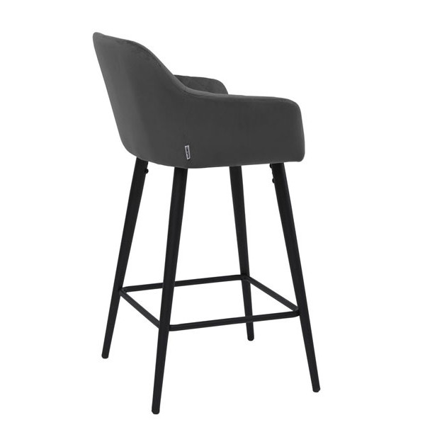 Стілець барний Concepto Antiba Темно-сірий-1