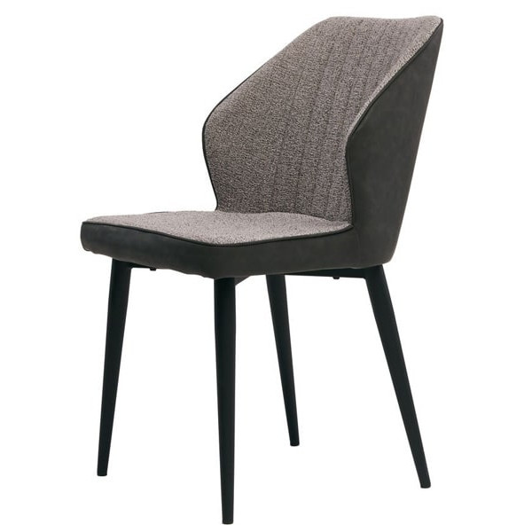 Стул Concepto Chelsea Серый ткань-экокожа-0