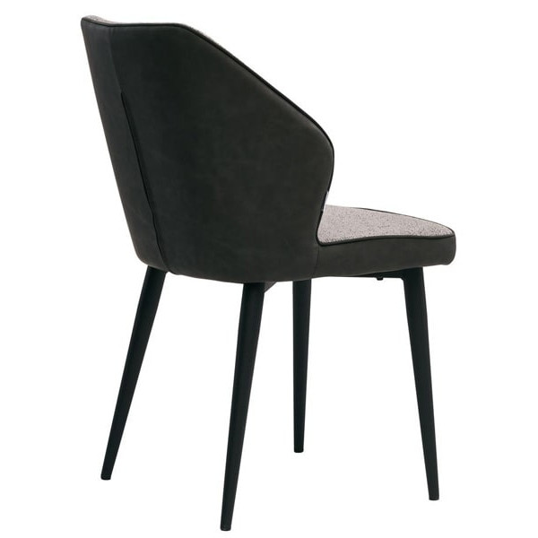 Стул Concepto Chelsea Серый ткань-экокожа-1