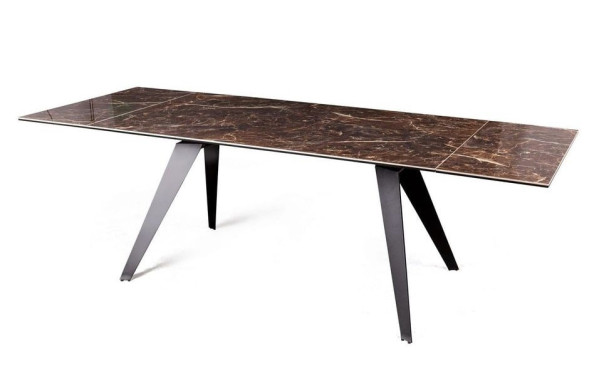 Стол раскладной обеденный Concepto Keen Dark Emperador-3