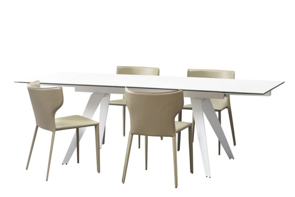 Стіл розкладний обідній Concepto Keen Jalam White-5