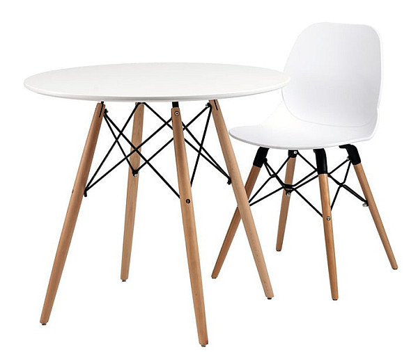 Обеденный круглый стол Concepto Redonda белый Обеденный круглый стол Concepto Redonda белый-1