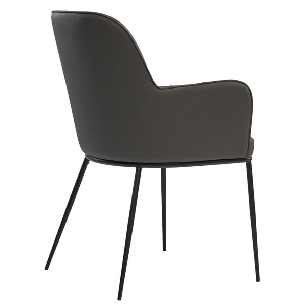 Кресло Concepto Sheldon Серый графит экокожа-1