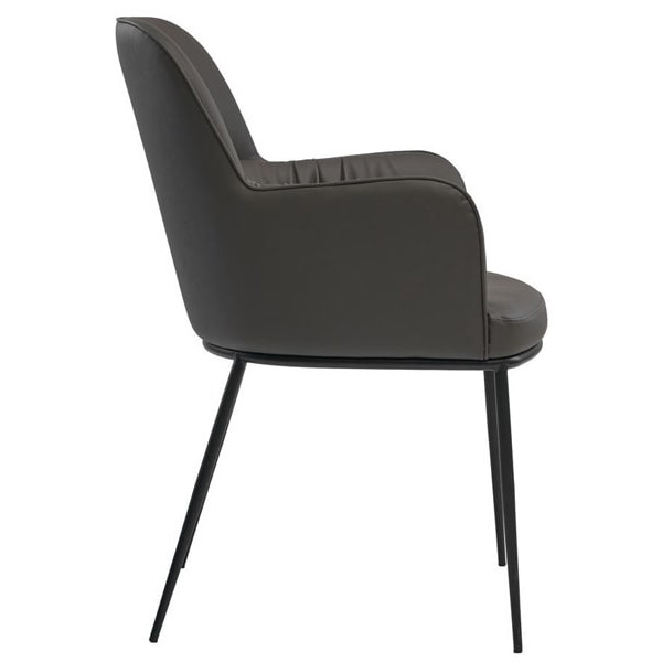 Кресло Concepto Sheldon Серый графит экокожа-2