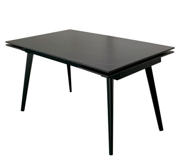 Стіл розкладний обідній Concepto Hugo Lofty Black Кераміка-0