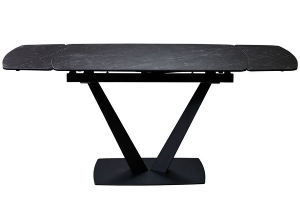 Стол раскладной обеденный Concepto Elvi Black Marble Керамика-3