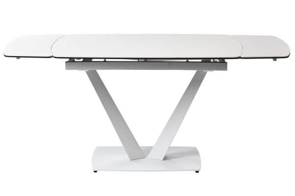 Стол раскладной обеденный Concepto Elvi Pure White Керамика-3