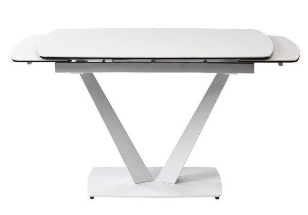 Стол раскладной обеденный Concepto Elvi Pure White Керамика-2