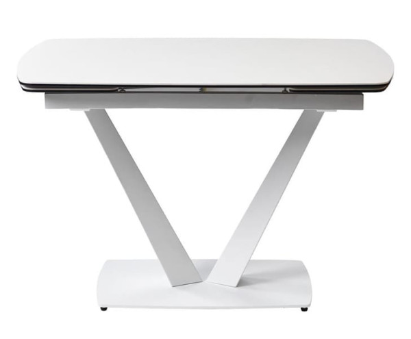 Стол раскладной обеденный Concepto Elvi Pure White Керамика-1