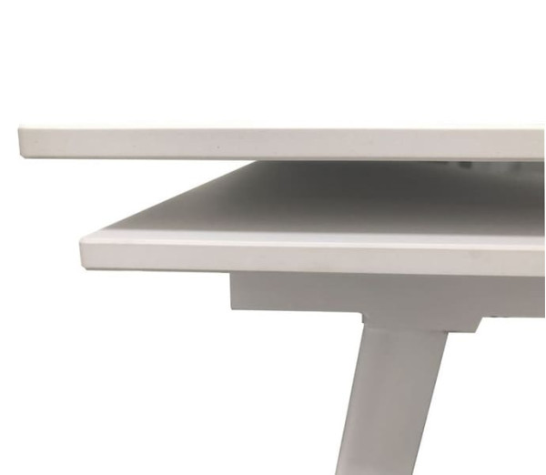 Стіл розкладний обідній Concepto Hugo Carrara White Кераміка-4