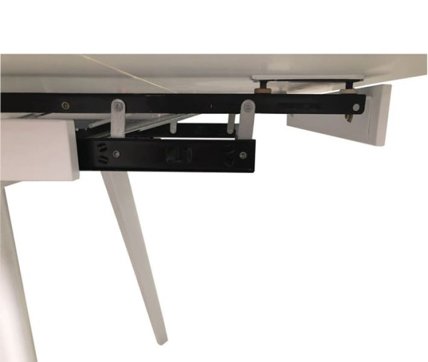 Стіл розкладний обідній Concepto Hugo Carrara White Кераміка-5