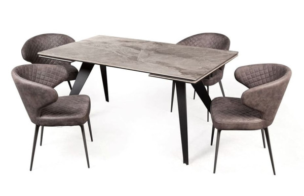 Стол раскладной обеденный Concepto Keen Dark Ash-6