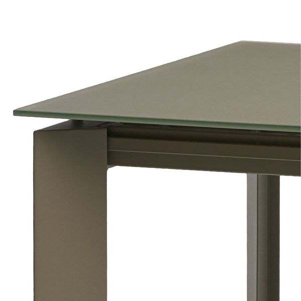 Стіл розкладний обідній Concepto Vermont Matt Latte Скло-3