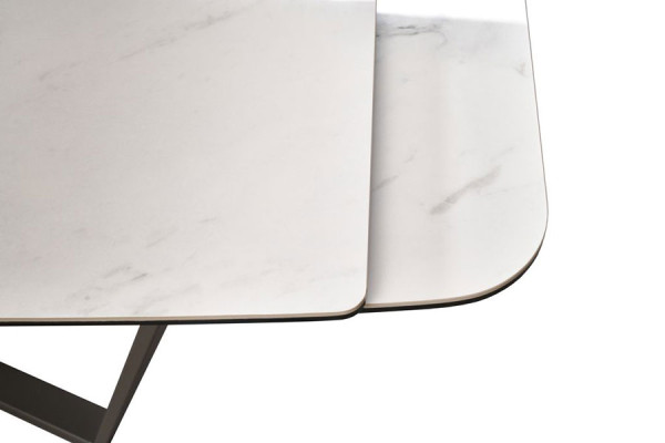 Стіл розкладний обідній Concepto Harbor Volakas White-5