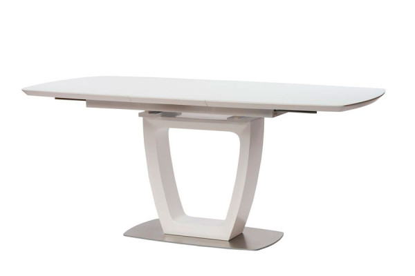 Стол раскладной обеденный Concepto Ravenna Matt White 120-160 см Белый-0