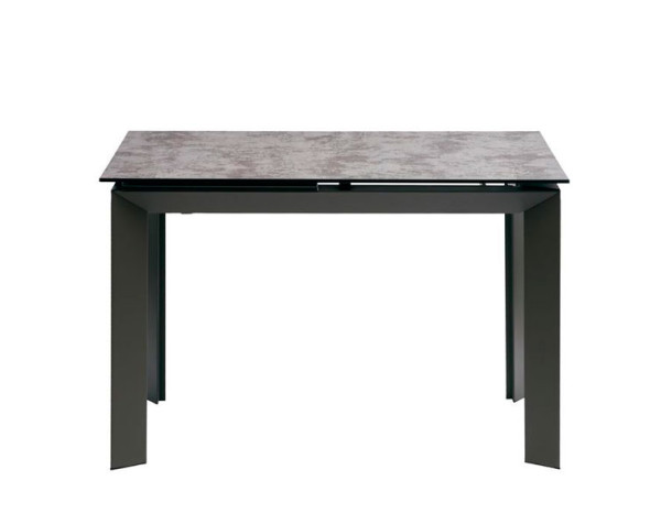 Стіл розкладний обідній Concepto Vermont Iron Grey Глазоване скло-1