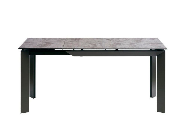 Стіл розкладний обідній Concepto Vermont Iron Grey Глазоване скло-2