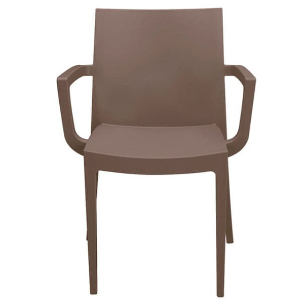 Стул GRANDSOLEIL Venice Arm Moka-0