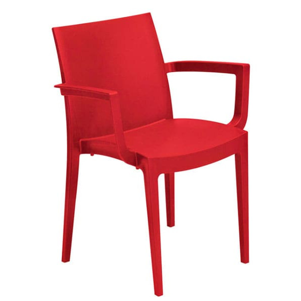Стул GRANDSOLEIL Venice Arm Red-0