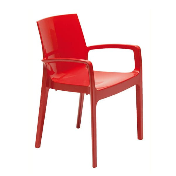 Стул GRANDSOLEIL Cream Glossy Red-0