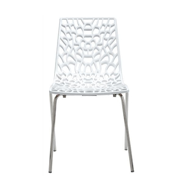 Стілець GRANDSOLEIL Groove Mite Solid Glossy White-0