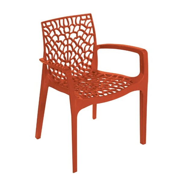 Стілець GRANDSOLEIL Gruvyer Arm PP Red-0