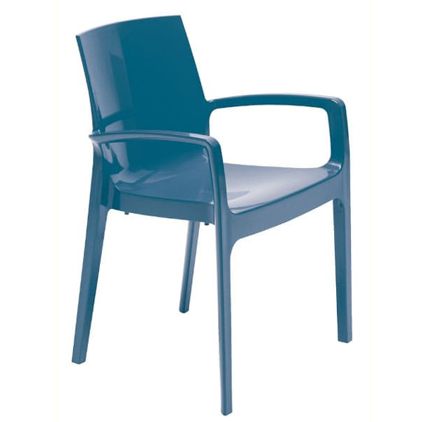 Стілець GRANDSOLEIL Cream Glossy Avio Blue-0