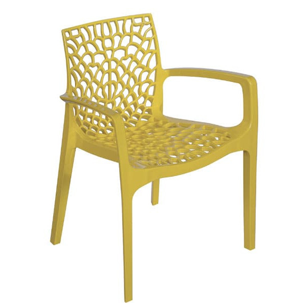 Стул GRANDSOLEIL Gruvyer Arm PP Brilliant Yellow-0