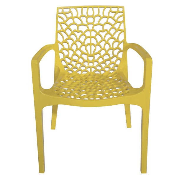 Стул GRANDSOLEIL Gruvyer Arm PP Brilliant Yellow-2