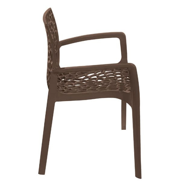 Стілець GRANDSOLEIL Gruvyer Arm PP Moka-0