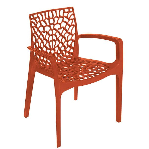 Стілець GRANDSOLEIL Gruvyer Arm PP Orange-0