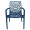 Стул GRANDSOLEIL Gruvyer Arm PP Petrol Blue-0-thumb