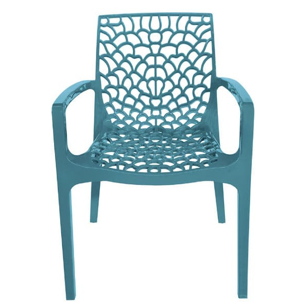 Стул GRANDSOLEIL Gruvyer Arm PP Storm Blue-0