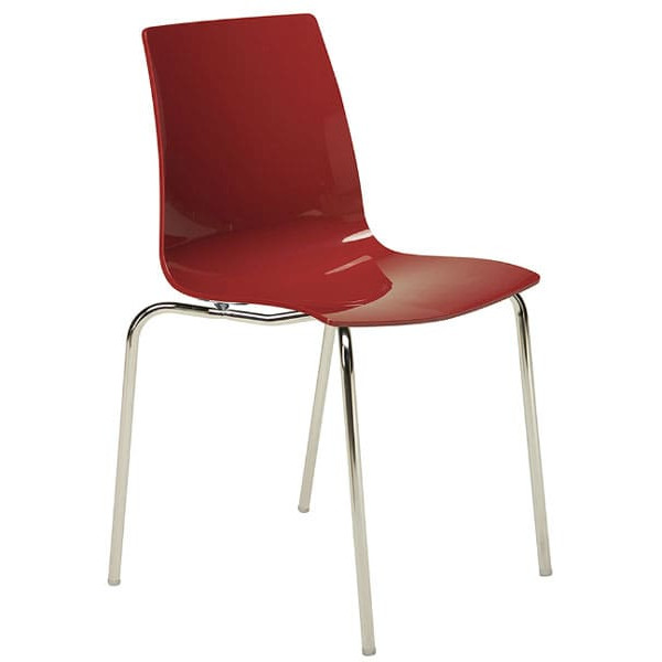 Стул GRANDSOLEIL Lollipop Mite Glossy Bordeaux Red-0