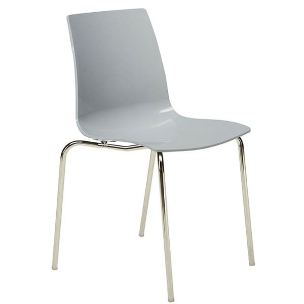 Стілець GRANDSOLEIL Lollipop Mite Glossy Pearl Grey-0