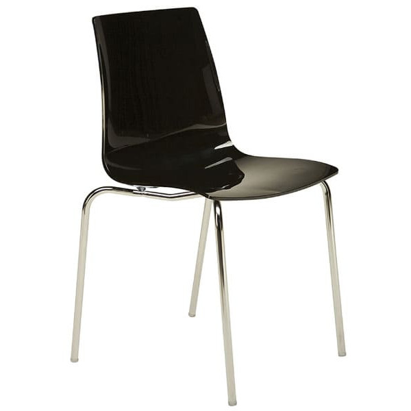 Стілець GRANDSOLEIL Lollipop Mite Solid Glossy Black-0