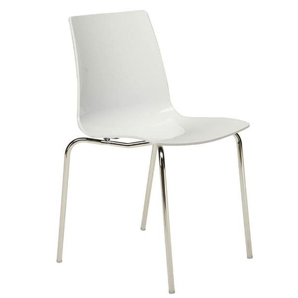 Стул GRANDSOLEIL Lollipop Mite Solid Glossy White-0