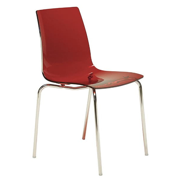 Стул GRANDSOLEIL Lollipop Mite Tr. Ruby Red-0