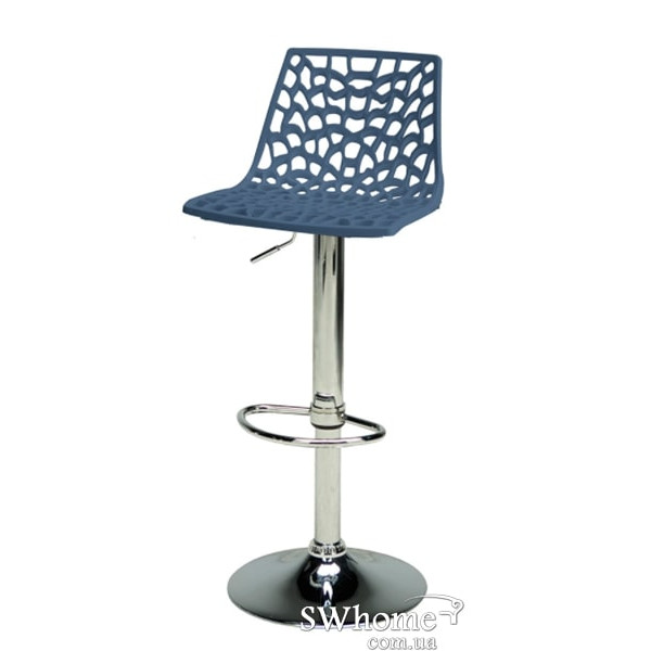 Барный стул с регулировкой GRANDSOLEIL Spider Синий-0