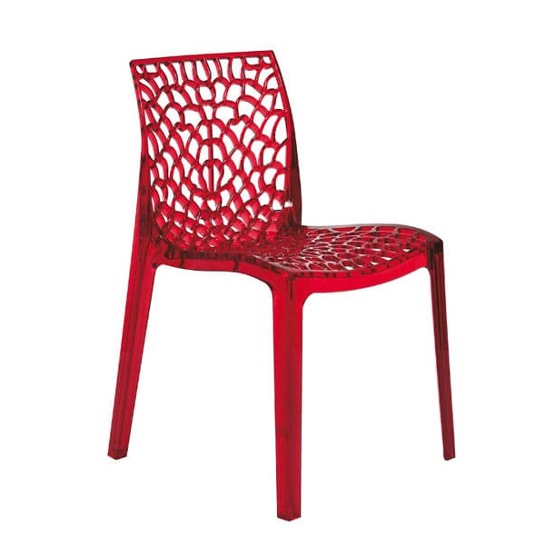 Стул GRANDSOLEIL Gruvyer PC Ruby Red-0