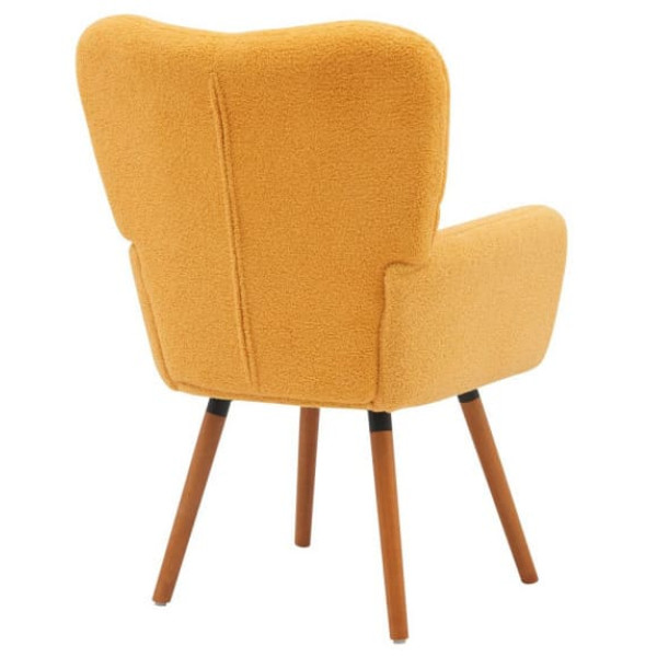 Кресло GSDM Флор Желтое Букле-3