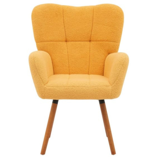 Кресло GSDM Флор Желтое Букле-1