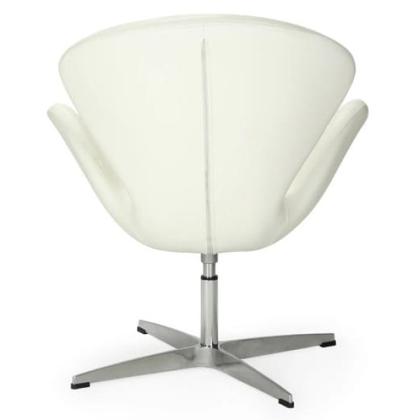 Крісло GSDM Сван Біле Екошкіра-4