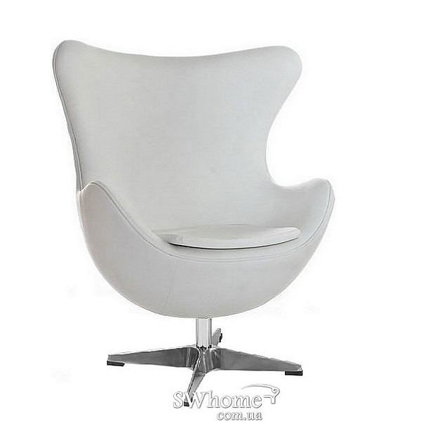 Крісло GSDM EGG (Егг) Шкіра Білий-0