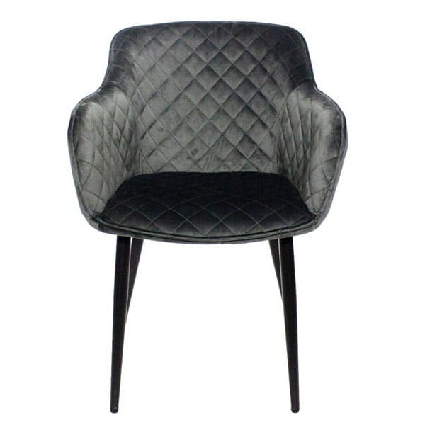 Стул Impulse Gaby Серый велюр-1