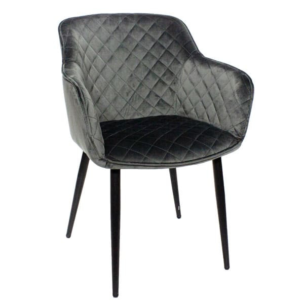 Стул Impulse Gaby Серый велюр-0