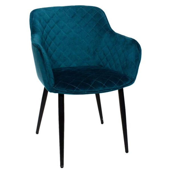 Стул Impulse Gaby Синий велюр-0