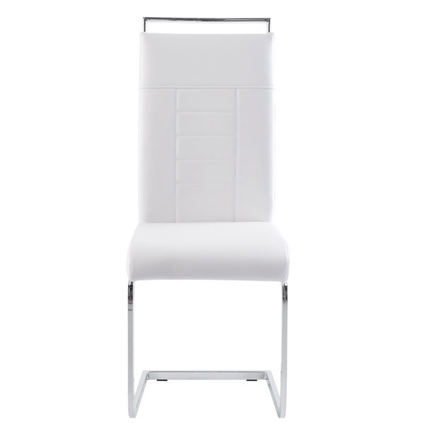 Стілець Impulse Adam Білий екошкіра-1