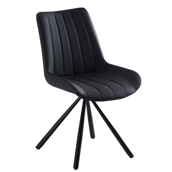 Поворотний стілець Impulse Fox Антрацит екошкіра-0