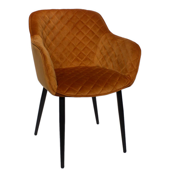 Стілець Impulse Gaby Мідний велюр-0